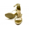 Sandałki Giulio Santoro by Presto L-84-PS złoty kryształ